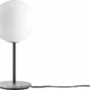 Menu TR Bulb, Table Lamp, Grey Marble W. Shiny Opal Bulb