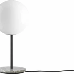 Menu TR Bulb, Table Lamp, Grey Marble W. Shiny Opal Bulb