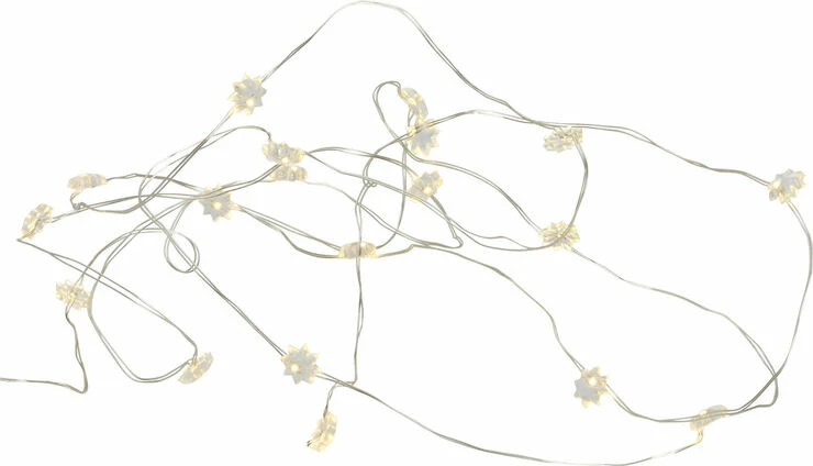 Sirius Silke Miniblomst Lyskæde 20 Lys Klar/sølv 1 Sirius Silke Miniblomst Lyskæde 20 Lys Klar/sølv