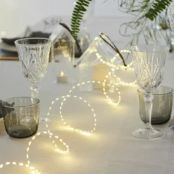 Sirius Kiki, 155LED, 1,9m+3m, Klar/Sølv