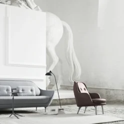 Fritz Hansen KAISER Idell™ 6556-F, Matt Black -Umage Salgsbutik 3742 Fri