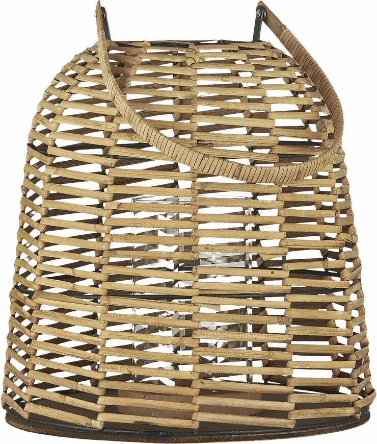 Ib Laursen Lygte Vandret Rattanflet M/glasindsats 1 Ib Laursen Lygte Vandret Rattanflet M/glasindsats