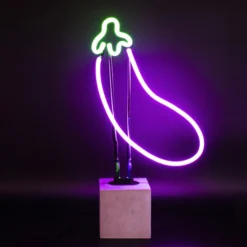 Loccomocean Neon Concrete Base - Aubergine