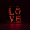 Loccomocean Acrylic Box Neon - Love Red