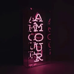 Loccomocean Acrylic Box Neon - Amour