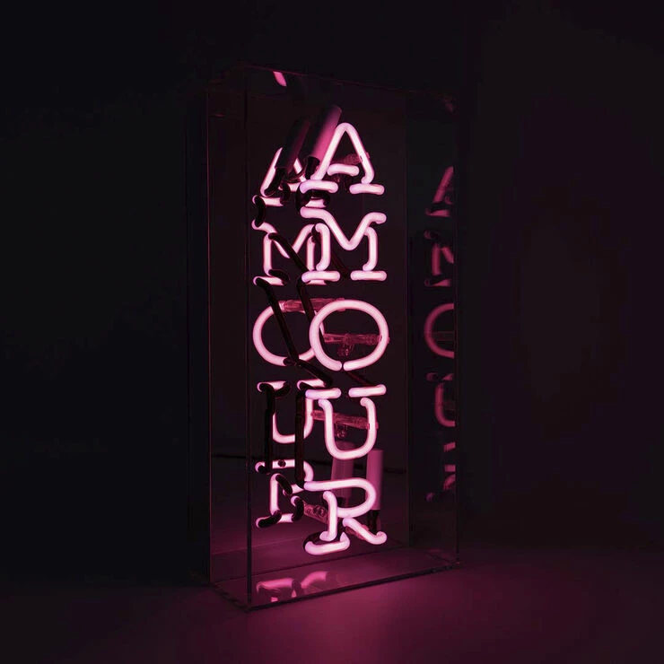 Loccomocean Acrylic Box Neon - Amour 1 Loccomocean Acrylic Box Neon - Amour