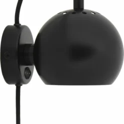 Frandsen Ball Væglampe Mat Sort