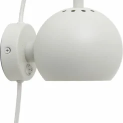 Frandsen Ball Væglampe Mat Hvid