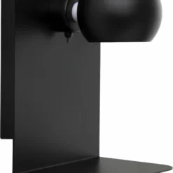 Frandsen Ball VÃ¦glampe Med USB Mat Sort