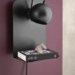 Frandsen Ball VÃ¦glampe Med USB Mat Sort -Umage Salgsbutik 5702410370821 1