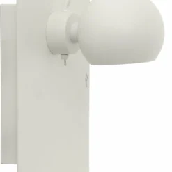 Frandsen Ball Væglampe Med USB Mat Hvid