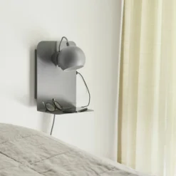 Frandsen Ball Væglampe Med USB Mat Grå -Umage Salgsbutik 5702410370845 2