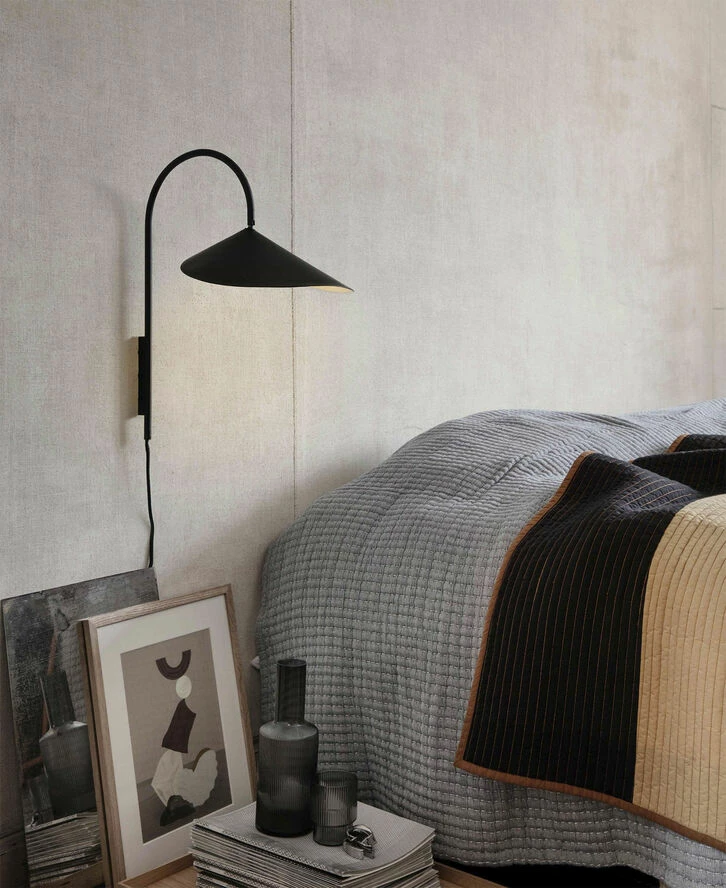 Ferm LIVING Arum Wall Lamp - Black 2 Ferm LIVING Arum Wall Lamp - Black - Billede 2