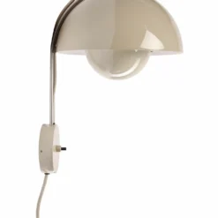 &Tradition Flowerpot Wall Lamp VP8, Grey Beige