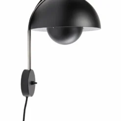 &Tradition Flowerpot Wall Lamp VP8, Matt Black