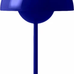 &Tradition Flowerpot Portable Lamp VP9, Cobalt Blue, Magnetic Charger