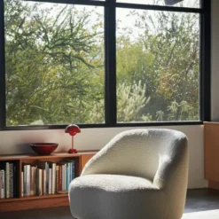 &Tradition Flowerpot Portable Lamp VP9, Vermilion Red, Magnetic Charger -Umage Salgsbutik 5705385036754 2