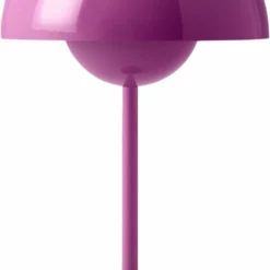 &Tradition Flowerpot Portable Lamp VP9, Tangy Pink, Magnetic Charger