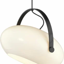 Halo Design D.C Pendel Ø40 E27 Opalic M. Eg-Sort
