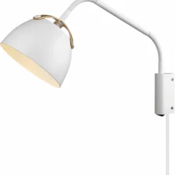 Halo Design OSLO Væglampe Ø16 Hvid-eg