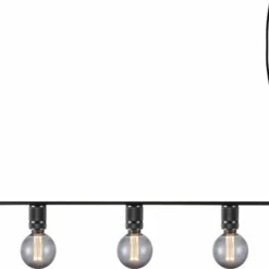 Halo Design HALO Five Light Pendel 5 X E27, Gun-Black