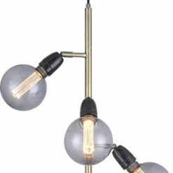 Halo Design Compass 5 Armet Langpendel, Antik Messing