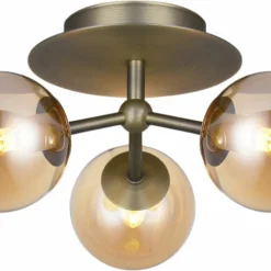 Halo Design Atom Trio Antique Brass 3XG9
