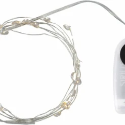 Sirius Lærke Hjerte 20 Lys Klar/sølv