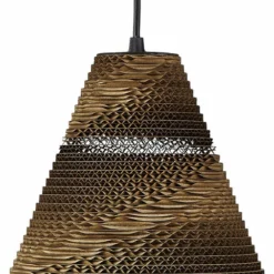 Villa Collection Pendel Pap Brun/sort D22