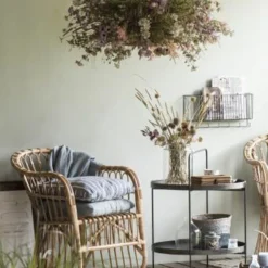 Ib Laursen Hængelampe Bambus Skærm Hvid Plastikledning -Umage Salgsbutik 5709898296070 2