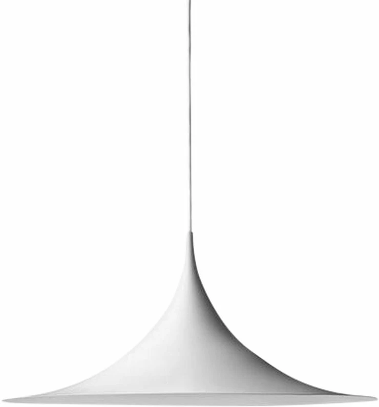 Gubi Semi Pendant Ø47 Cmmatt White 1 Gubi Semi Pendant Ø47 Cmmatt White