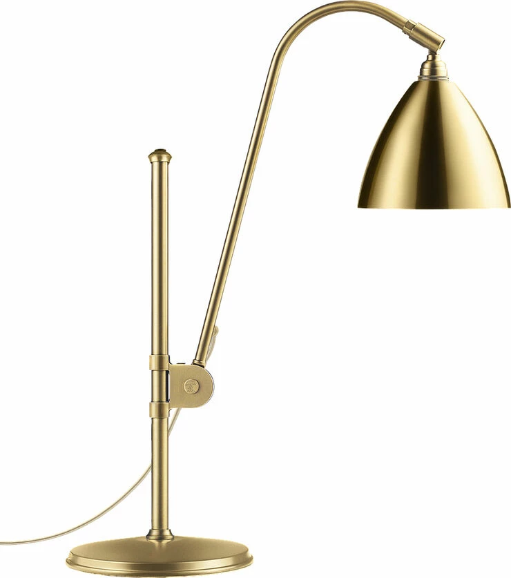 Gubi BL1 Table Lamp - Dia.16 Brass Base Brass Shade 1 Gubi BL1 Table Lamp - Dia.16 Brass Base Brass Shade
