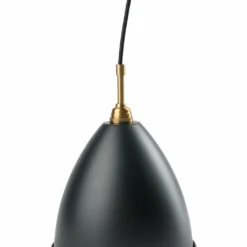 Gubi BL9M Pendantcharcoal Black/brass