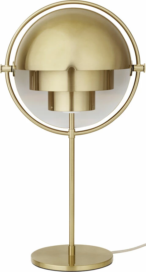 Gubi Multi-Lite Table Lamp, Brass Base, EU Brass Shiny 1 Gubi Multi-Lite Table Lamp, Brass Base, EU Brass Shiny
