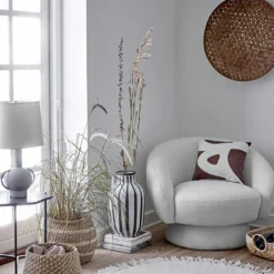 Bloomingville Bordlampe, Grå, Terrakotta -Umage Salgsbutik 5711173238446 2