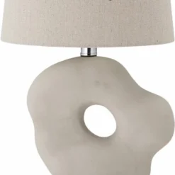 Bloomingville Cathy Bordlampe, Hvid, Stentøj