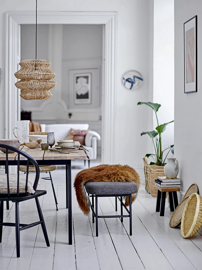 Bloomingville Dunia Pendel, Natur, Rattan 2 Bloomingville Dunia Pendel, Natur, Rattan - Billede 2