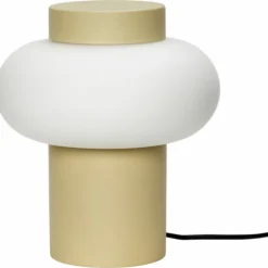 Hübsch Camp Table Lamp Sand/White