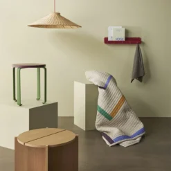 Hübsch Chand Ceiling Light Trapeze Red/Natural -Umage Salgsbutik 5712772125991 6