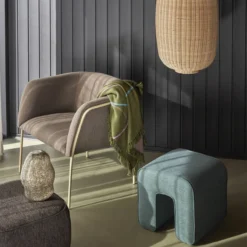 Hübsch Chand Ceiling Light Oval Natural/Black -Umage Salgsbutik 5712772126035 4