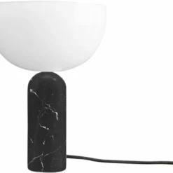 New Works Kizu Table Lamp, Black Marble, Small