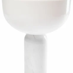 New Works Kizu Table Lamp, Portable, White Marble