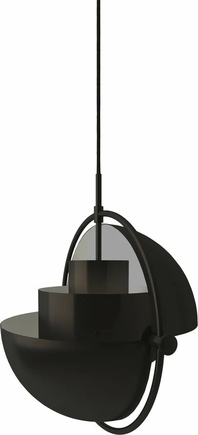 Gubi Multi-Lite Pendant, Black Brass Base 2 Gubi Multi-Lite Pendant, Black Brass Base - Billede 2