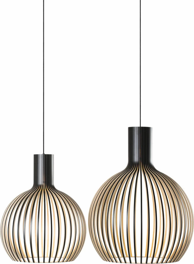 Secto Octo 4241 Pendant Birch Black 2 Secto Octo 4241 Pendant Birch Black - Billede 2