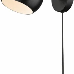 Halo Design D.C Væglampe Ø12 Sort/eg