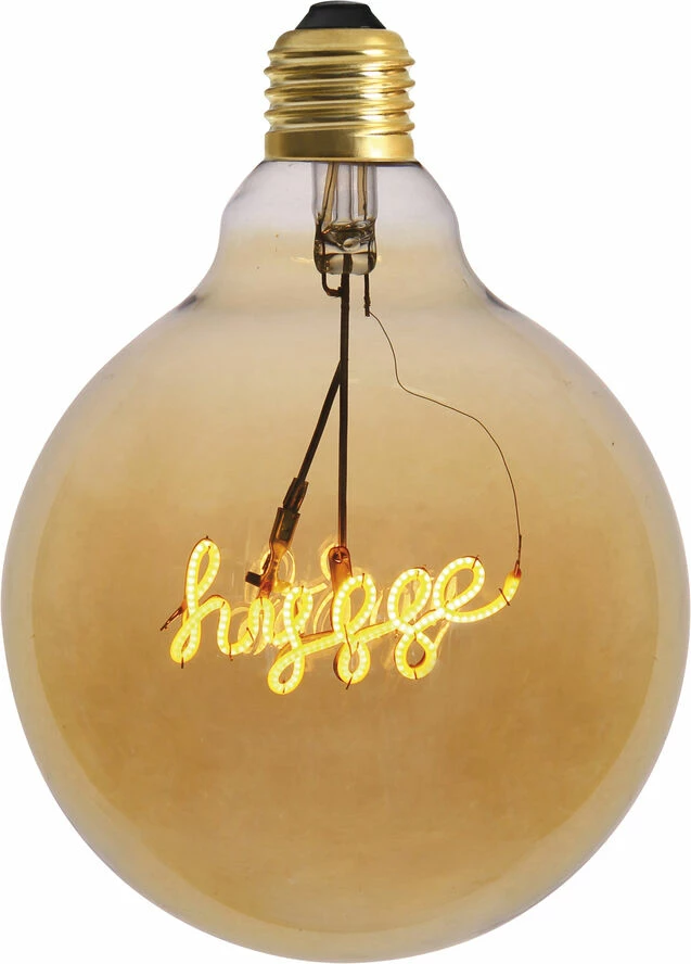 Watt A Lamp COLORS ""HYGGE"" LED G125 E27 2.5W 1 Watt A Lamp COLORS ""HYGGE"" LED G125 E27 2.5W