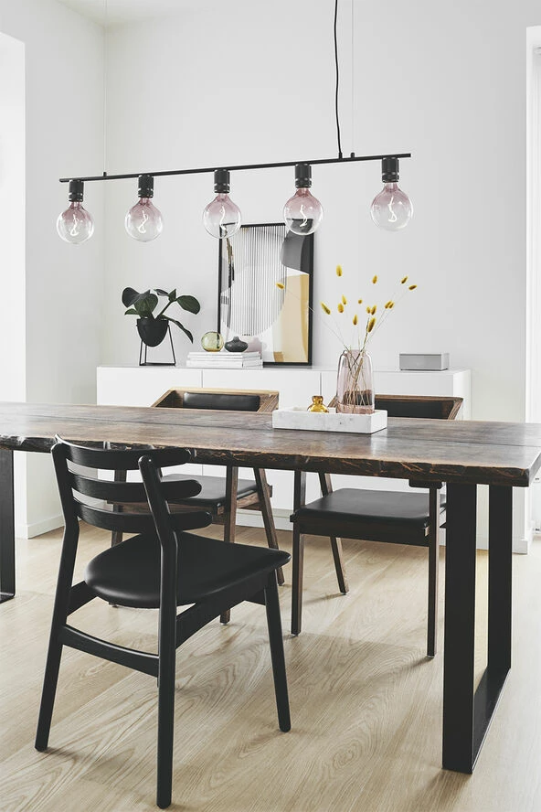 Halo Design HALO Five Light Pendel 5 X E27, Gun-Black 2 Halo Design HALO Five Light Pendel 5 X E27, Gun-Black - Billede 2