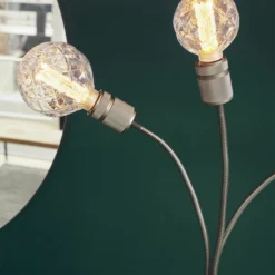 Halo Design HALO 3L Gulv 3 X E27, Gun-Black / Marmor Fod -Umage Salgsbutik Halo floor lifestyle