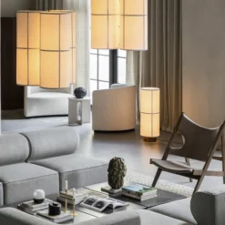 Menu Hashira Floor Lamp, Ø30, Raw -Umage Salgsbutik MENU Collection Hashira