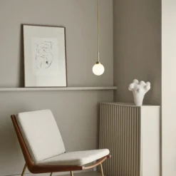 Nuura Apiales 1, Brushed Brass / Opal